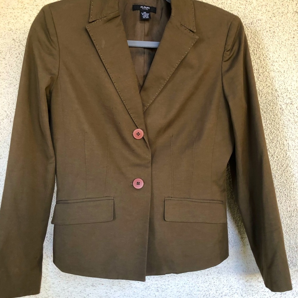 Olive green blazer Alfani